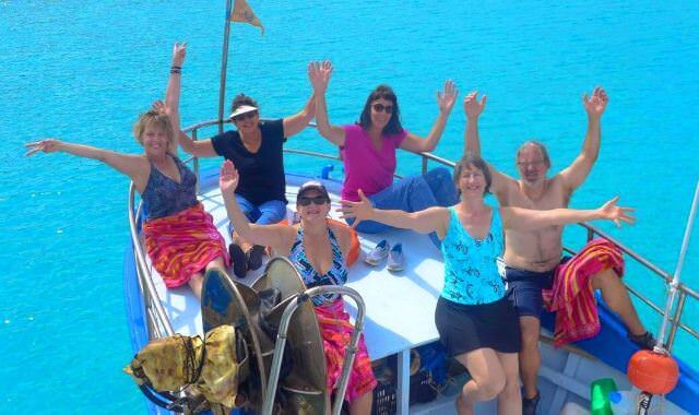 We go out on the private boats during the week and explore the island from the sea on our cooking and adventure tours